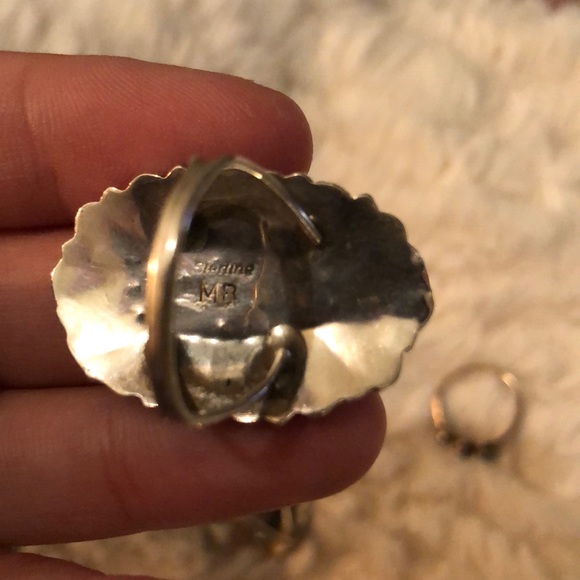 Boho turquoise ring bundle- - Picture 3 of 4